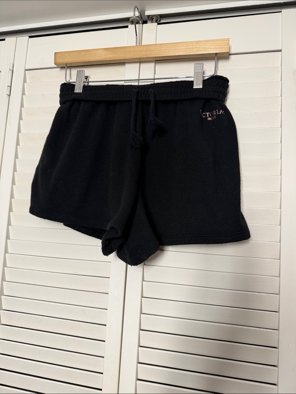 Victoria's Secret Black Knit Lounge Shorts